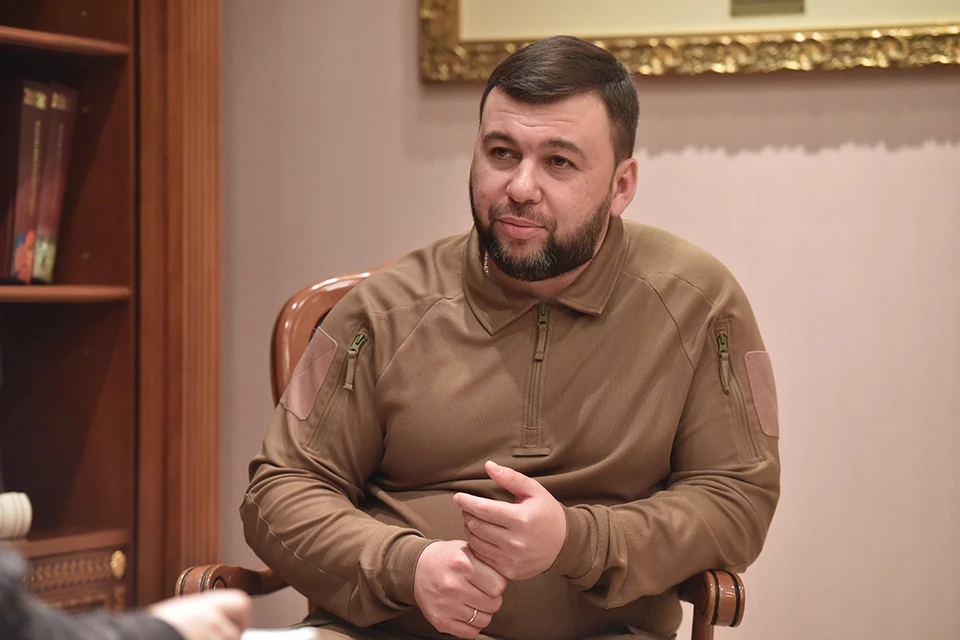 Пушилин рассказал об обстановке на артемовском, угледарском и марьинском направлениях.