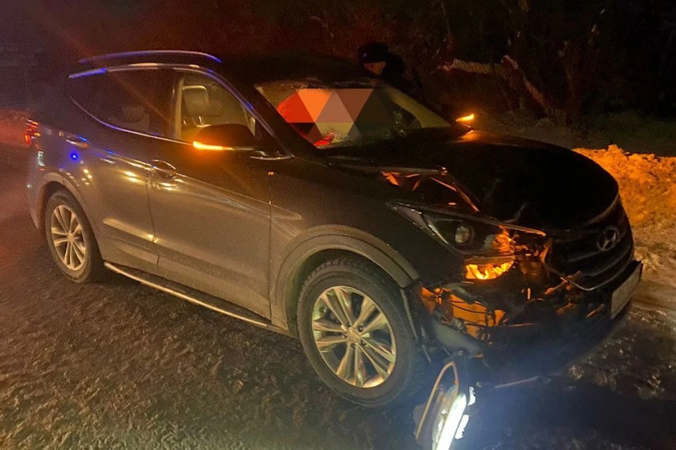 Под Новосибирском Hyundai насмерть сбил мужчину на «зебре». Фото: Госавтоинспекция по НСО