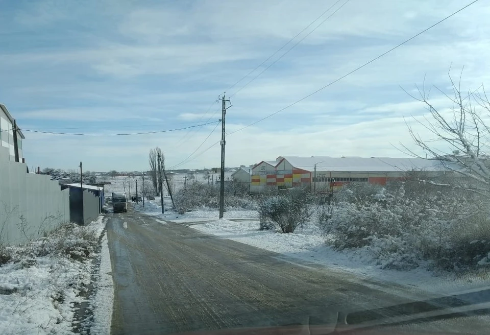 В Крым пришла настоящая снежная зима