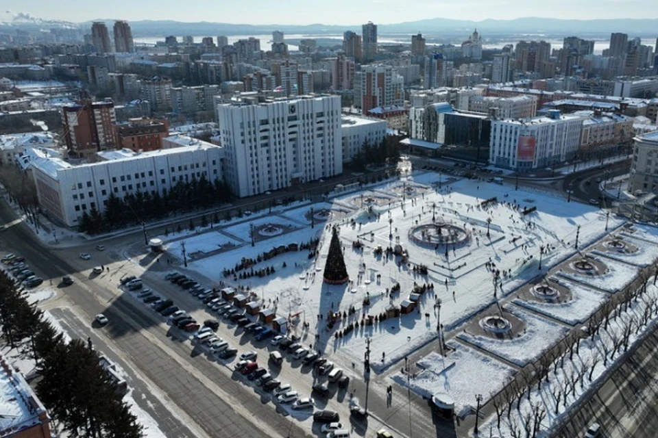 Хабаровск площадь ленина сейчас