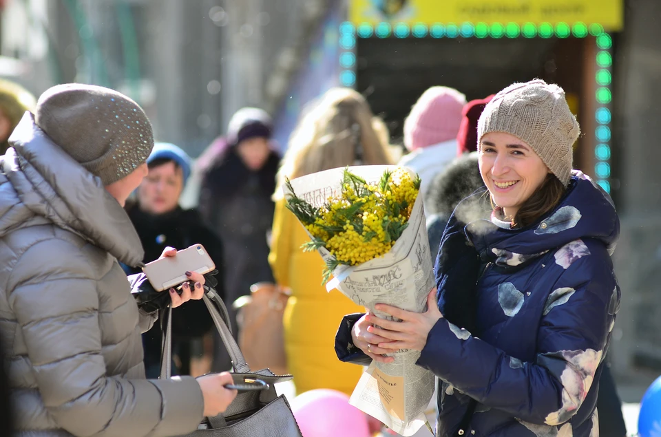 На 8 марта в Новосибирске синоптики прогнозируют тепло.