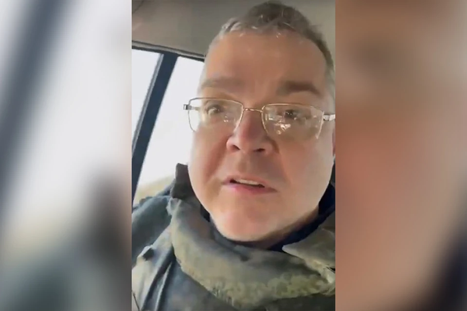 Глава Ставрополья посетил военнослужащих в зоне проведения СВО. Фото: стоп-кадр видео.