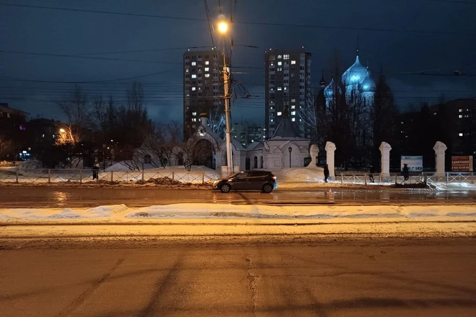 В Новосибирске «Кио Рио» сбила школьницу, выходившую из трамвая. Фото: Госавтоинспекция по Новосибирску
