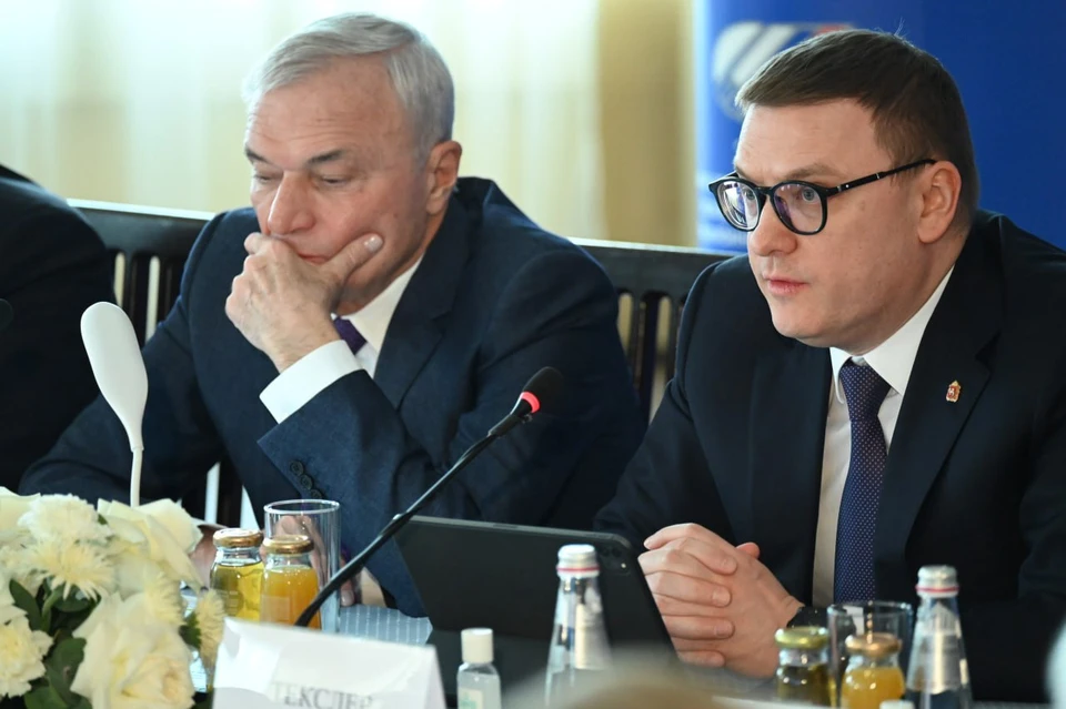 Алексей Текслер и Виктор Рашников провели встречу промышленников в Абзаково. Фото: пресс-служба губернатора.