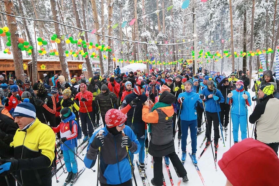 Лыжный марафон в Барнауле