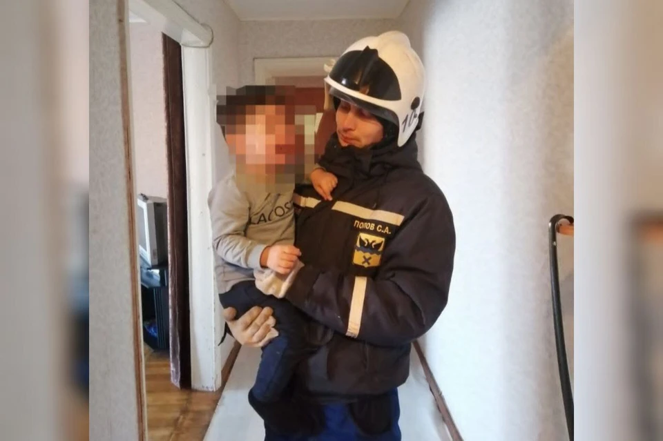 Малыш испугался, но не пострадал. Фото: администрация Оренбурга