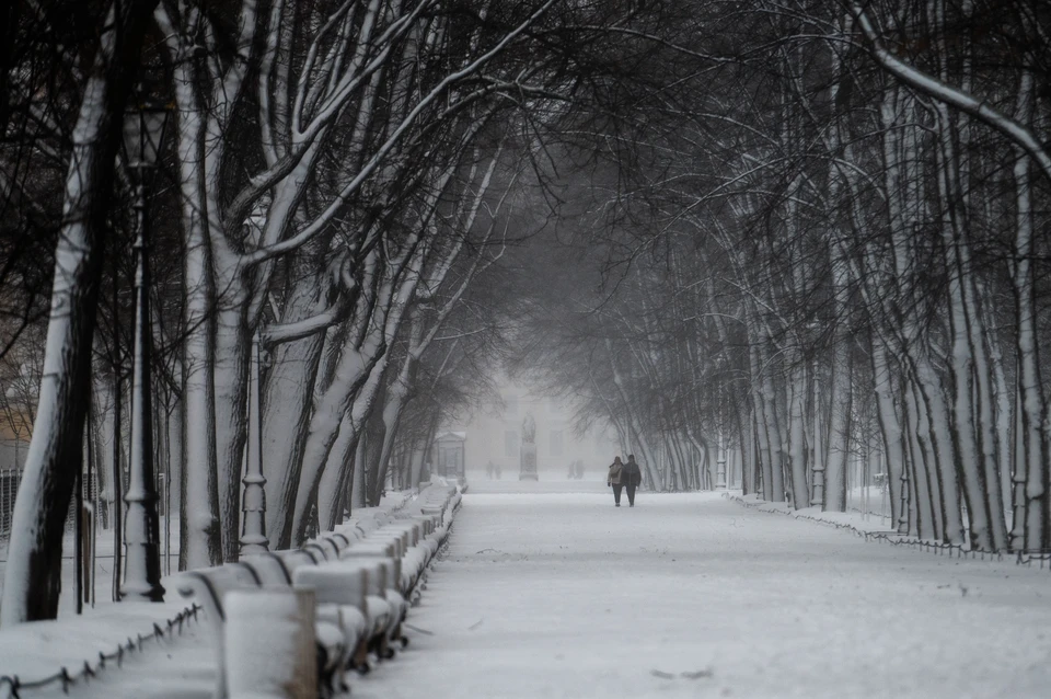 МЧС Петербурга предупредило о сильных морозах и снегопаде в выходные 11 и 12 марта