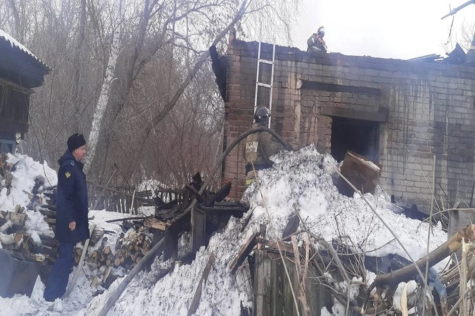 В СК раскрыли подробности пожара в поселке Пролетарский под Новосибирском, на котором погибли двое детей. Фото: прокуратура НСО.
