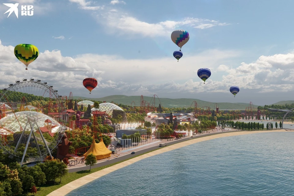 Парк развлечений появится на острове Русский. Фото: ГК «Мантера»
