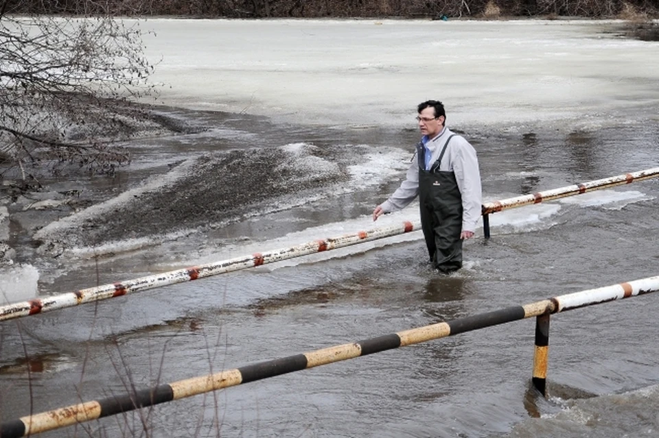 Причина — подтопление на время прохождения ледохода и высокой воды в период паводка