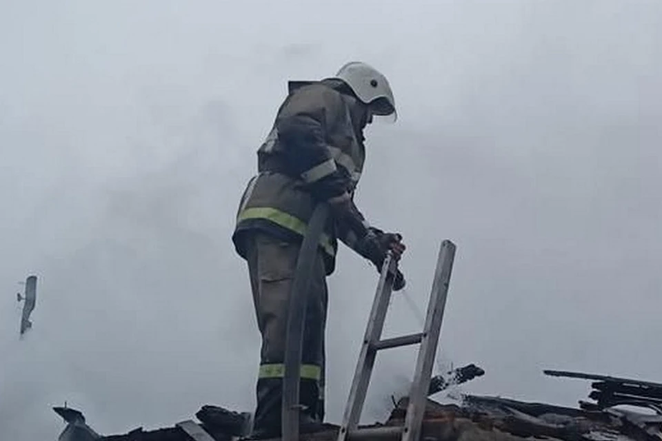 «Жигули» сгорели ночью в деревне Субботино Липецкой области