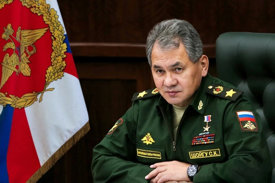 Шойгу заявил, что любая война заканчивается миром Фото: пресс-служба Минобороны России