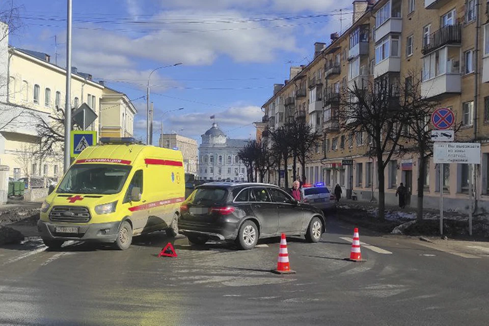 Женщина-пешеход пострадала в ДТП Фото: УГИБДД России по Тверской области