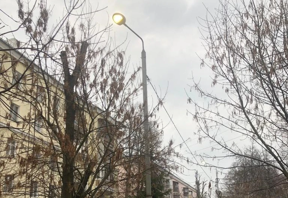 В Туле установили новые уличные фонари на шести улицах города
