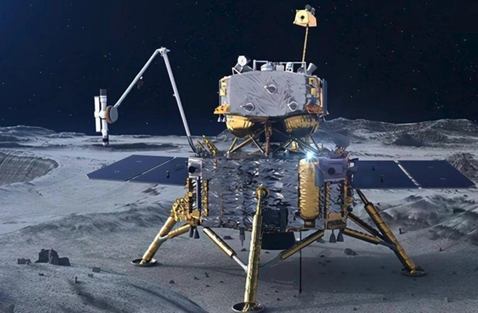 Китайская межпланетная станция собрала образцы лунного грунта и доставила их на Землю.