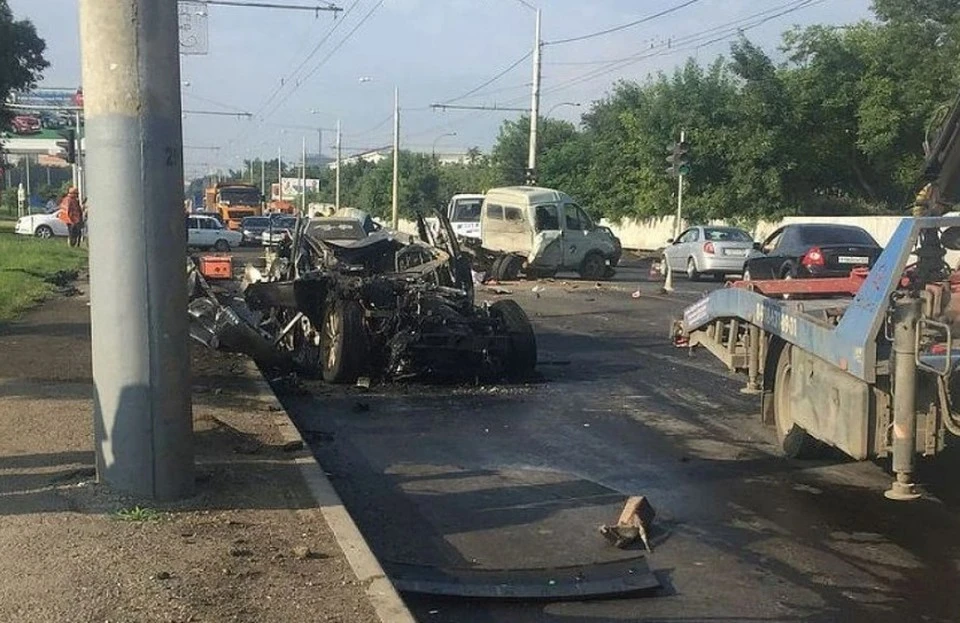 Первая авария, устроенная Семеновым. 2017 год