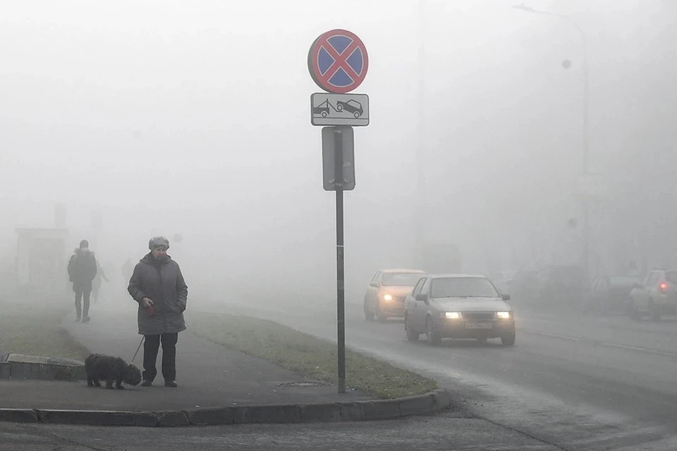 Из-за тумана в Москве объявлен «желтый» уровень погодной опасности вечером 31 марта