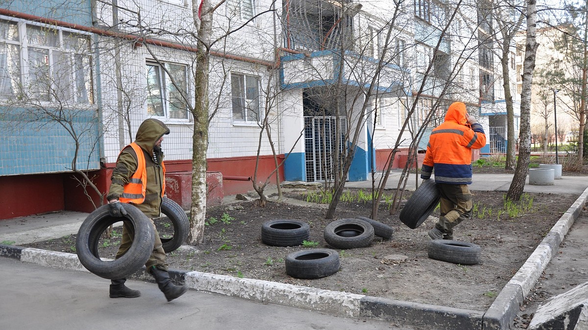 Из дворов Тамбова уберут автомобильные покрышки - KP.RU