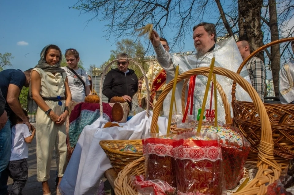 Освящение пасхальных куличей