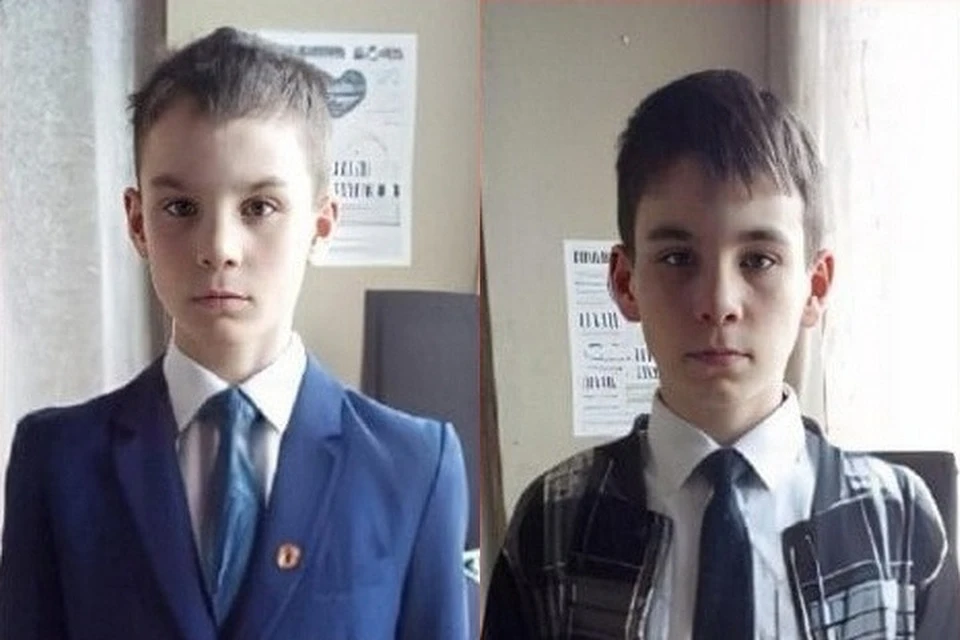 Слева 12-летний Максим Чирков, справа 14-летний Кирилл Саишев // фото: «БашРегионСпас»