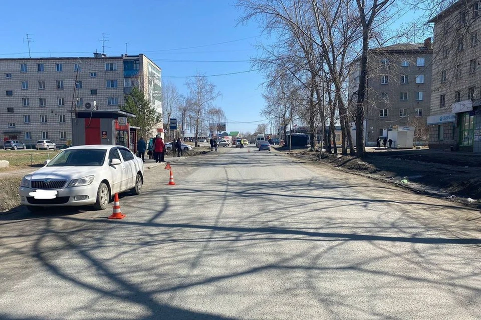 В Новосибирске иномарка сбила ребенка, перебегавшего дорогу. Фото: Госавтоинспекция по Новосибирску