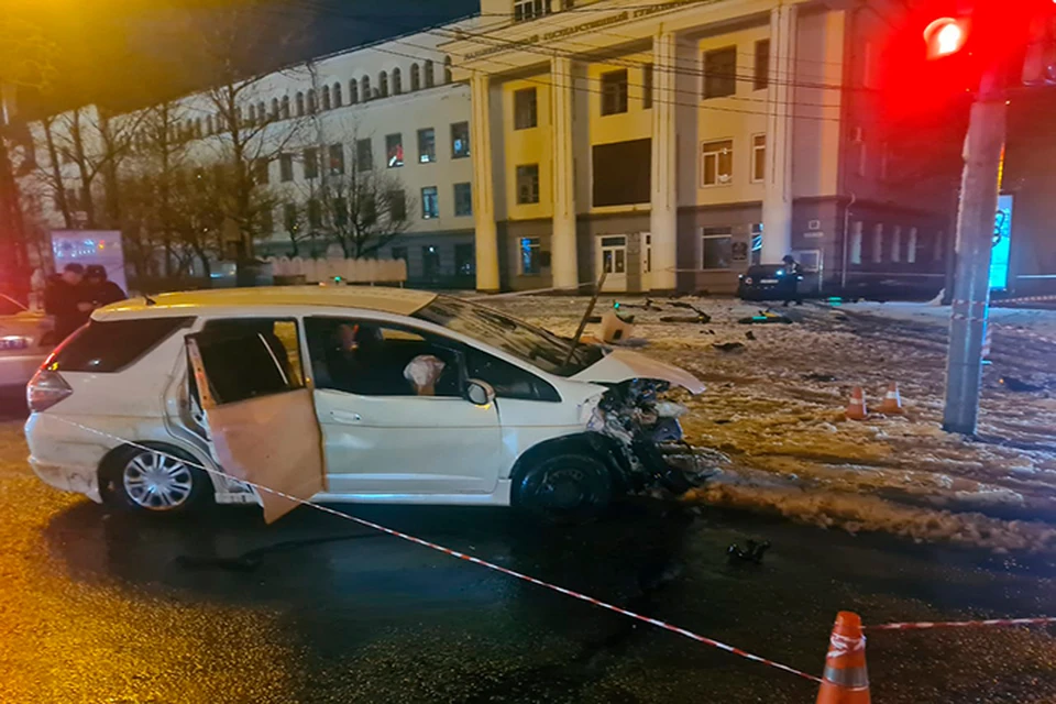 Водитель скончался до прибытия медиков Фото: ГИБДД по Хабаровску