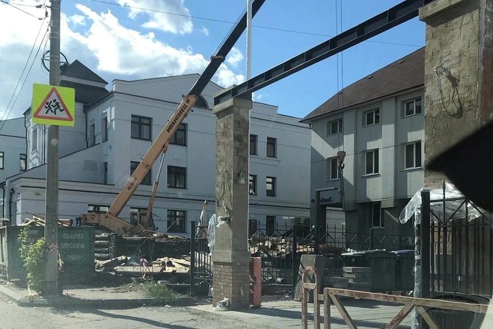 Дом на Пятницкой разрушили. ФОТО: страница Ольги Мазановой ВКонтакте