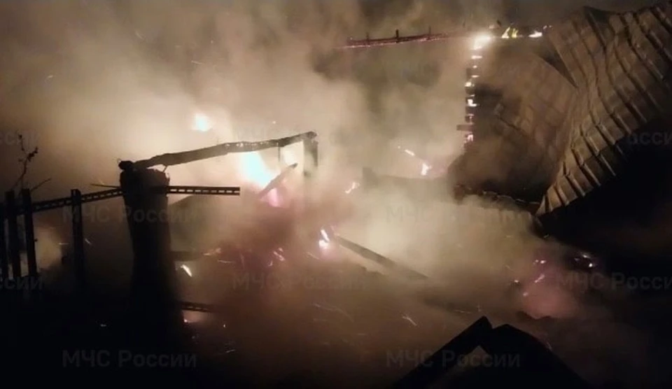 Во время пожара в Белевском районе Тульской области погиб пожилой мужчина