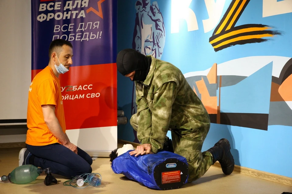 Кузбасские Росгвардейцы прошли курс тактической медицины.