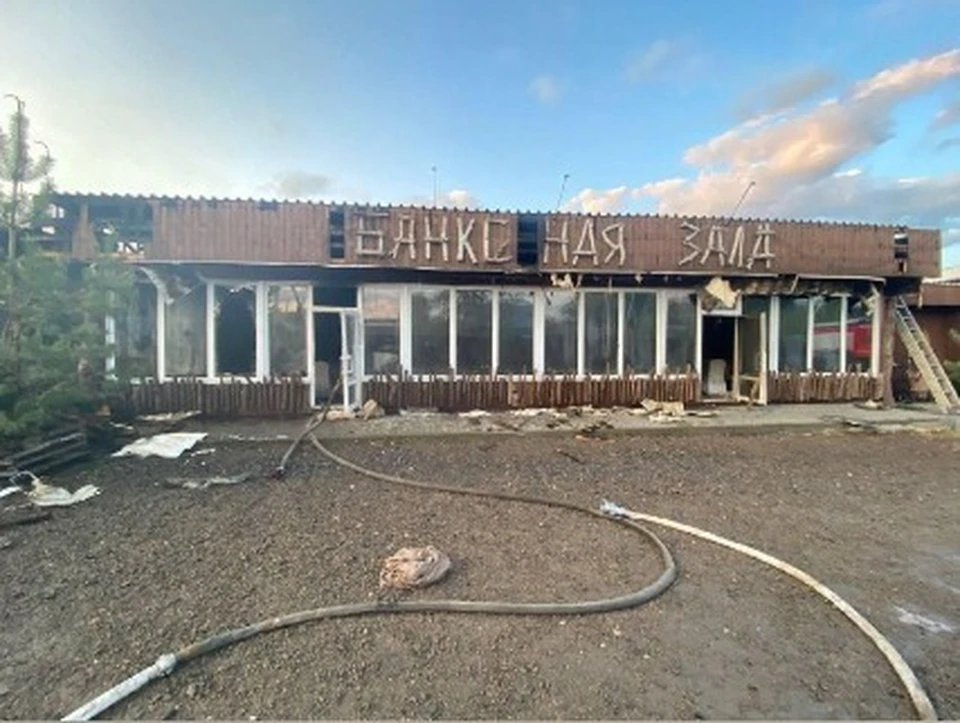 В загородном отеле «Усадьба Александрово» в Кимовске сгорел ресторан