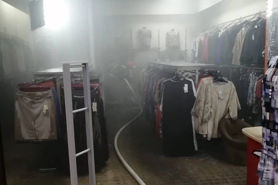 В торговом центре Иваново произошел пожар. ФОТО: ГУ МЧС по Ивановской области