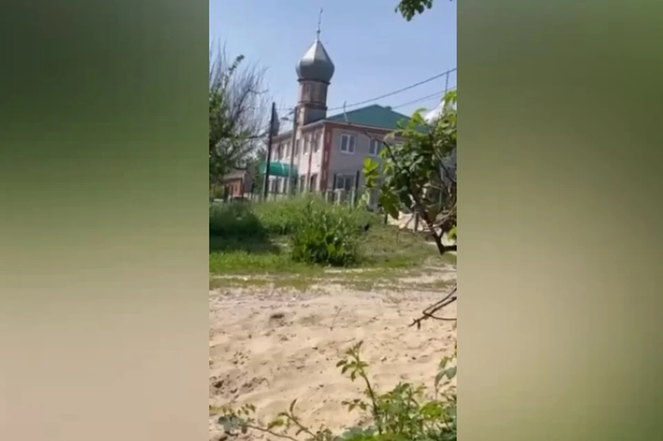 Мечеть, рядом с которой в Волгограде произошла провокация. Фото: стоп-кадр видео