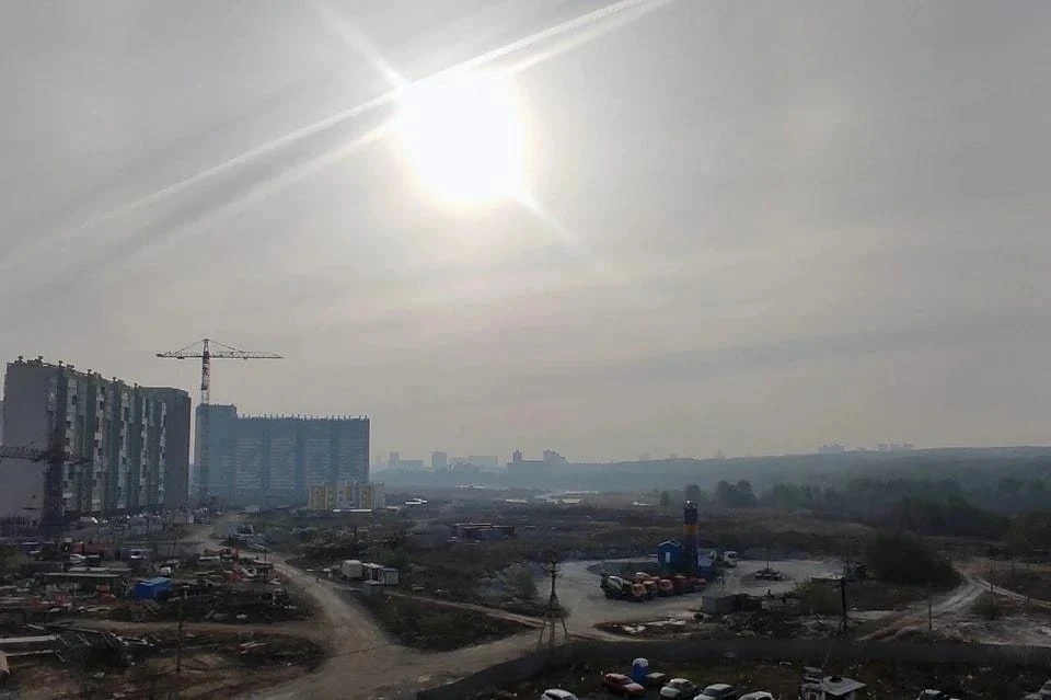Рассеиванию дымки над Челябинском мешает слабый ветер