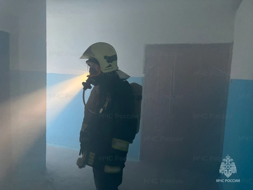 Во время пожара в многоквартирном жилом доме в Новомосковске эвакуировали 8 человек