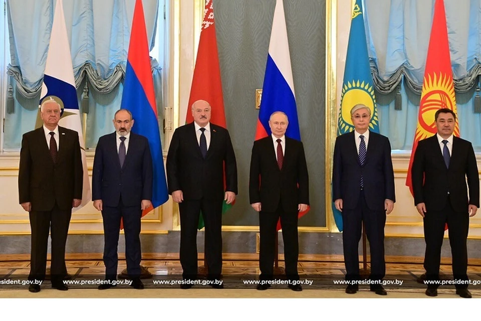 Лукашенко в Кремле принимает участие в саммите ЕАЭС. Фото: president.gov.by
