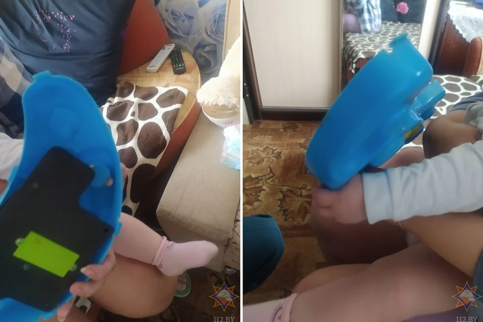 Палец восьмимесячного ребенка помогли освободить спасатели в Лепельском районе. Фото: МЧС