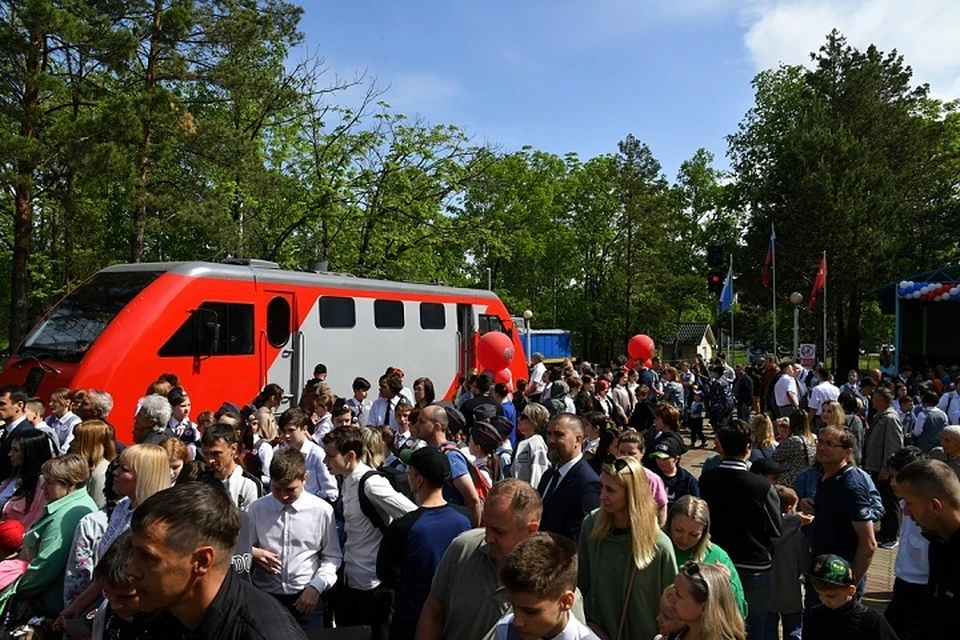 Сезон детской железной дороги стартовал в Хабаровске