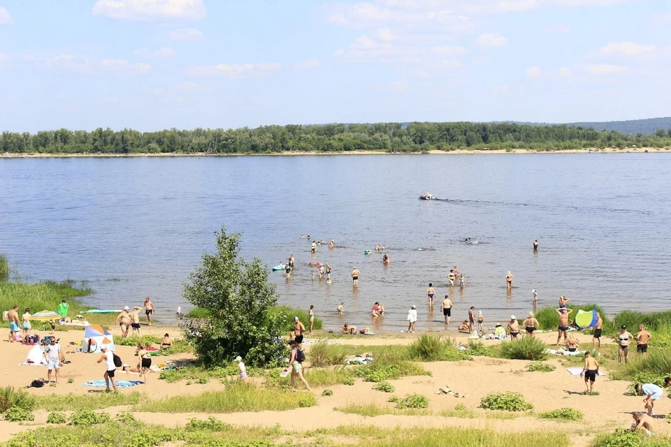 В Волге у Тольятти и Сызрани уже можно купаться, у Самары вода пока холодная