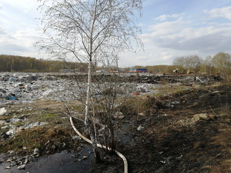 В апреле 2023 года турлатовская свалка вновь горела.