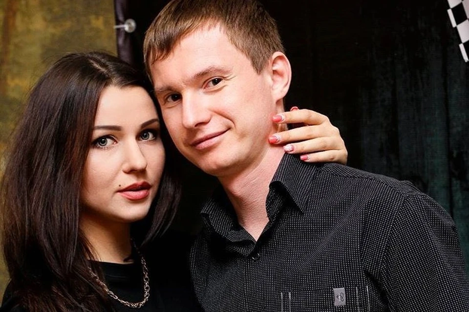 Дарья Чубко вместе с убитым бандитами мужем Кириллом.