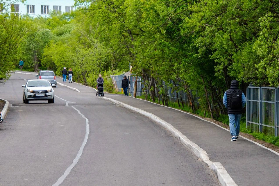 В Мурманске продолжается ремонт дорог. Фото: t.me/morar_51