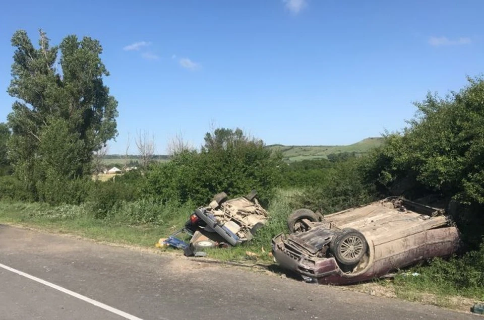 Водитель Volkswagen выехал на «встречку». Фото: пресс-служба МВД Крыма