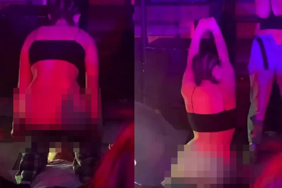Порно видео без трусов в ночном клубе