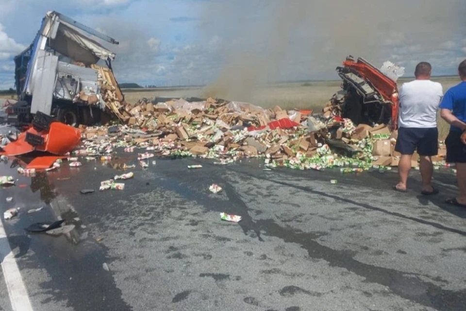 ДТП произошло под Новосибирском. Фото: ГИБДД по Новосибирской области