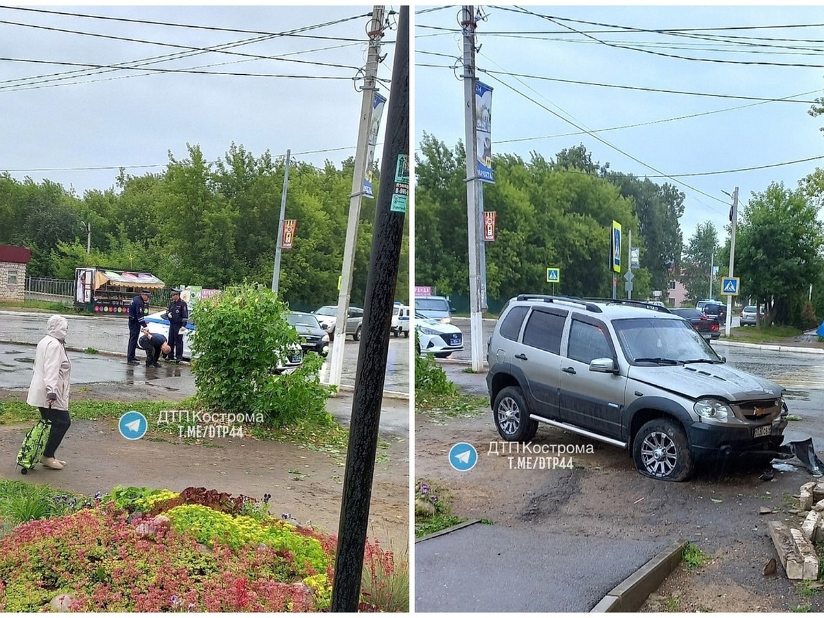 В Костромской области водитель Нивы покалечил девушку-пешехода и протаранил  дом - KP.RU