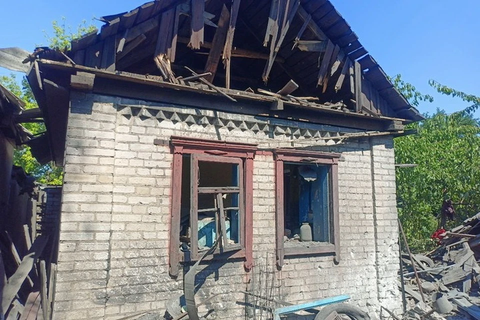 Горловка под постоянными обстрелами. Фото: ТГ/Приходько