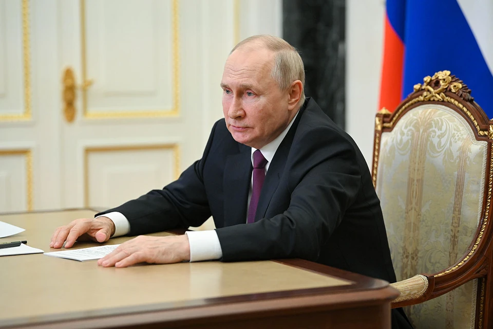 Путин ожидает, что рост ВВП России в 2023 году превысит 2%. Фото: Александр Казаков/пресс-служба президента РФ/ТАСС