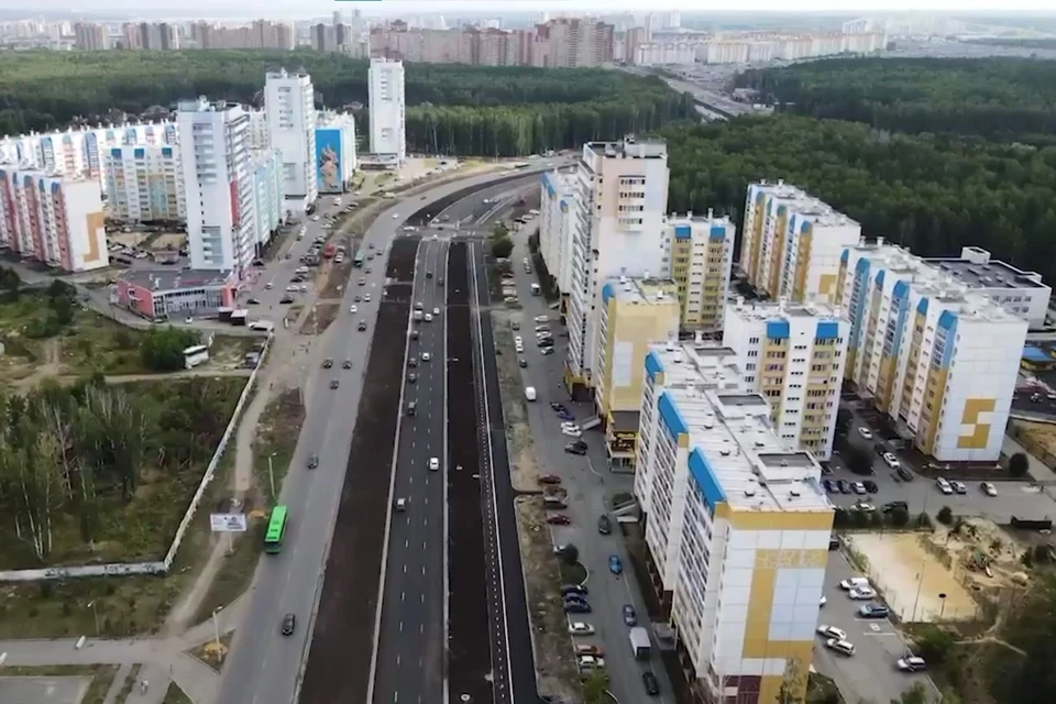 По дороге на улице Бейвеля уже можно ездить. Фото: пресс-служба администрации Челябинска