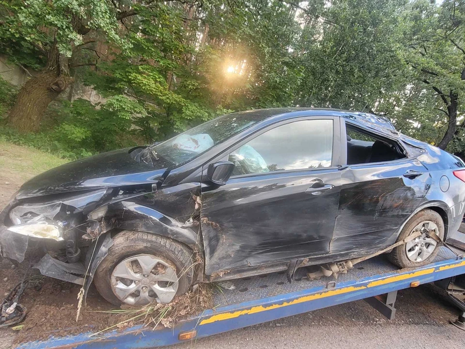 Водитель нарушила правила совершая обгон