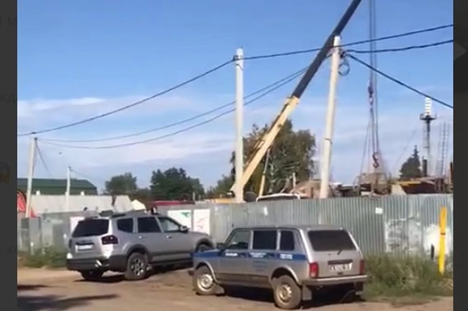На место ЧП выезжал прокурор Саракташского района Линьков. Фото: скриншот видео ТГ Оренбург